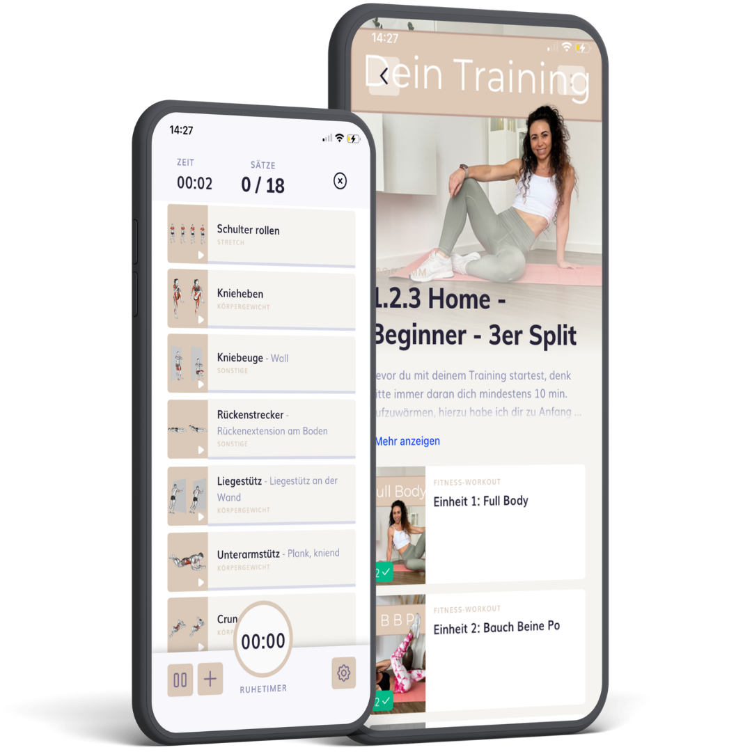 Trainingsplan in der App