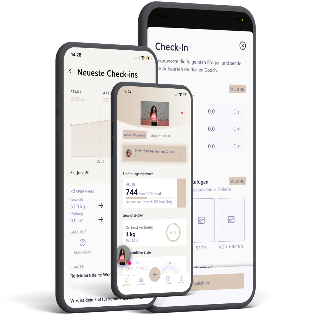 Wöchentliche Check-ins in der App